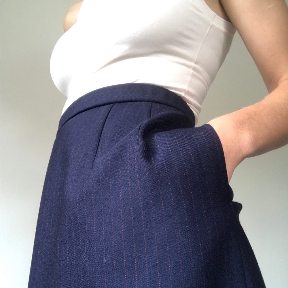 Pendleton Pinstripe Skirt